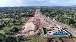 File image of ongoing construction of the Bomet Airstrip.